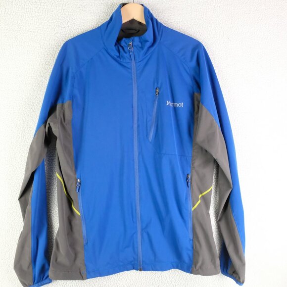 Marmot Jacket Mens Large Softshell Full Zip Lightweight Outdoor Hiking - Picture 1 of 11